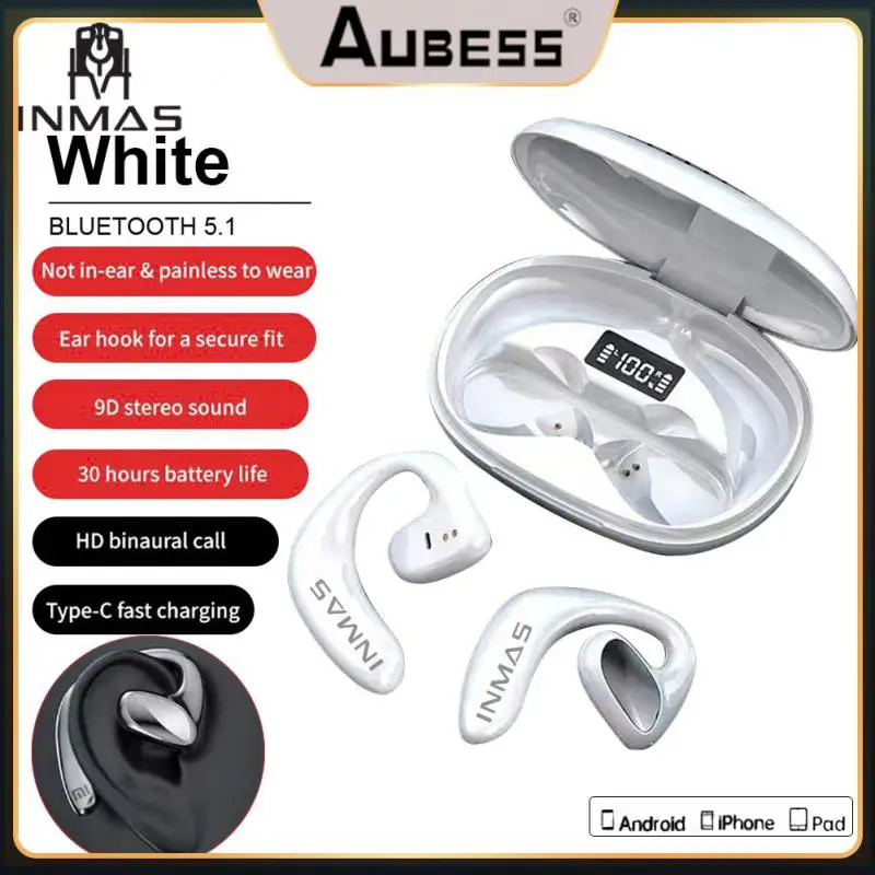 Long Battery Life Tws Earbuds With Mic Stereo Air Conduction Headphones Surround Sound Noise Cancelling Earphones
Long Battery Life Tws Earbuds With Mic Stereo Air Conduction Headphones Surround Sound Noise Cancelling Earphones