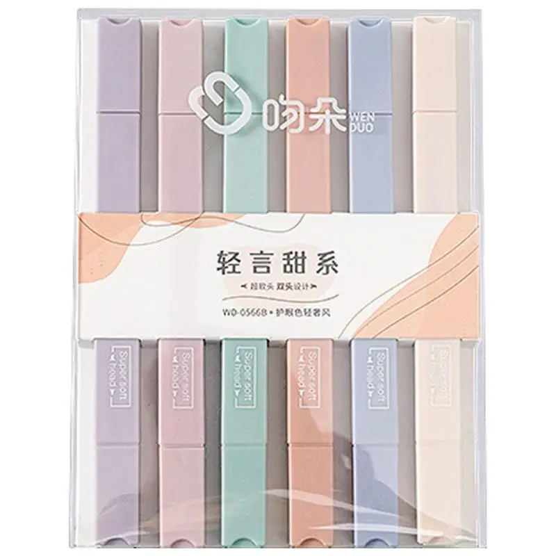 Pastel Highlighter 6 Pcs Assorted Colors Highlighter Pens No Bleed Double Tip Journal Bible Planner Notes Marker Pen Set For
Pastel Highlighter 6 Pcs Assorted Colors Highlighter Pens No Bleed Double Tip Journal Bible Planner Notes Marker Pen Set For