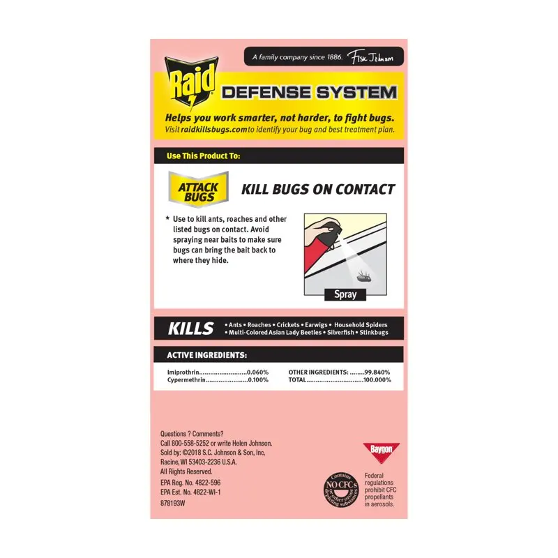 Fragrance Free Roach Killer 26, 2ct, 17.5 oz - Non-Toxic & Odorless Pest Control Solution.
Fragrance Free Roach Killer 26, 2ct, 17.5 oz - Non-Toxic & Odorless Pest Control Solution.