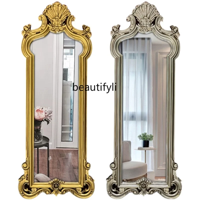 yj European-Style Retro Full Body Wall Hanging Dressing Mirror Full-Length Mirror Home American Hallway Hanging Mirror
yj European-Style Retro Full Body Wall Hanging Dressing Mirror Full-Length Mirror Home American Hallway Hanging Mirror