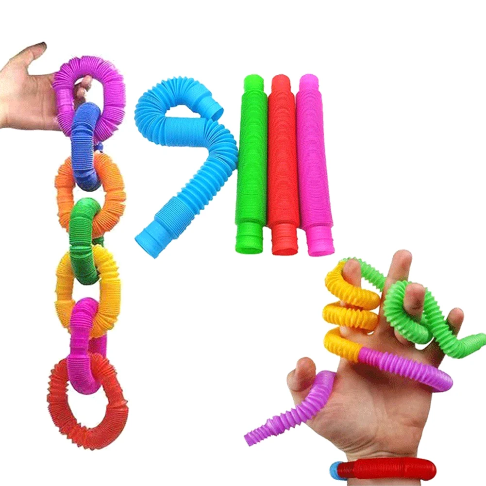 6Pcs Telescopic Tube Sensory Toy Fidget Anti Stress Relieve Stretch Bellows Squeeze Folding Pipe Luminous Toy Children Gifts
6Pcs Telescopic Tube Sensory Toy Fidget Anti Stress Relieve Stretch Bellows Squeeze Folding Pipe Luminous Toy Children Gifts