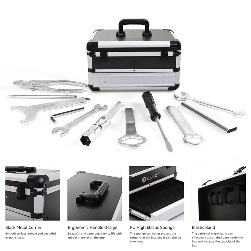 Drawer Box Portable Tool Chest Aluminum Tool Box Shockproof Tool Case Household Toolbox File Hardware Part Storage Suitcase
Drawer Box Portable Tool Chest Aluminum Tool Box Shockproof Tool Case Household Toolbox File Hardware Part Storage Suitcase