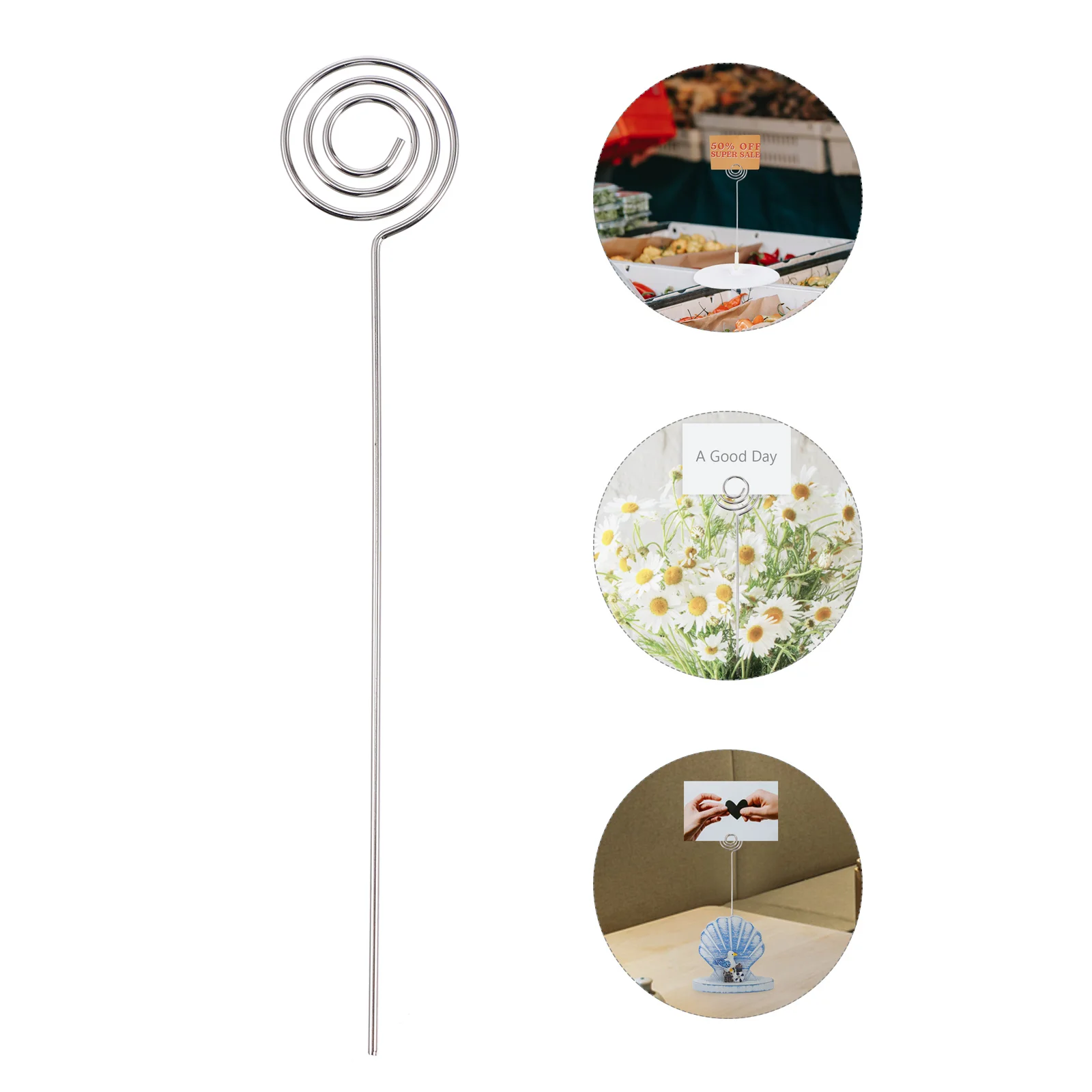 30 Pcs Card Holder Business Decorative Picture Frames Party Table Number Place Clip Photo Cards Wire Memo Stainless Steel
30 Pcs Card Holder Business Decorative Picture Frames Party Table Number Place Clip Photo Cards Wire Memo Stainless Steel