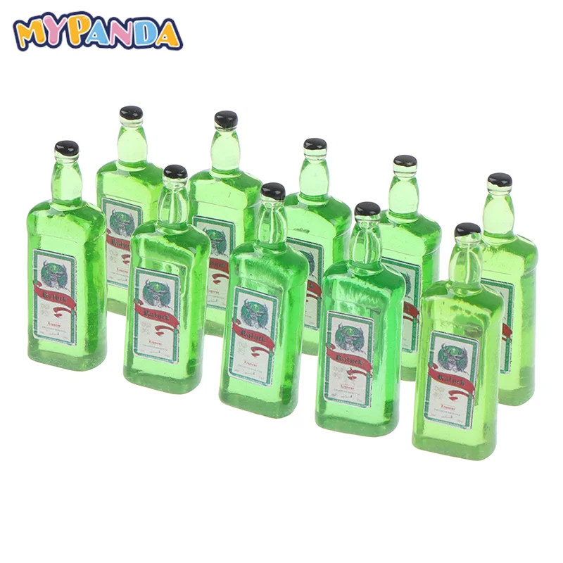 10pcs Dollhouse Miniature Resin Bottle Simulation Wine Bottle Model Doll House Accessories Kids Toys
10pcs Dollhouse Miniature Resin Bottle Simulation Wine Bottle Model Doll House Accessories Kids Toys