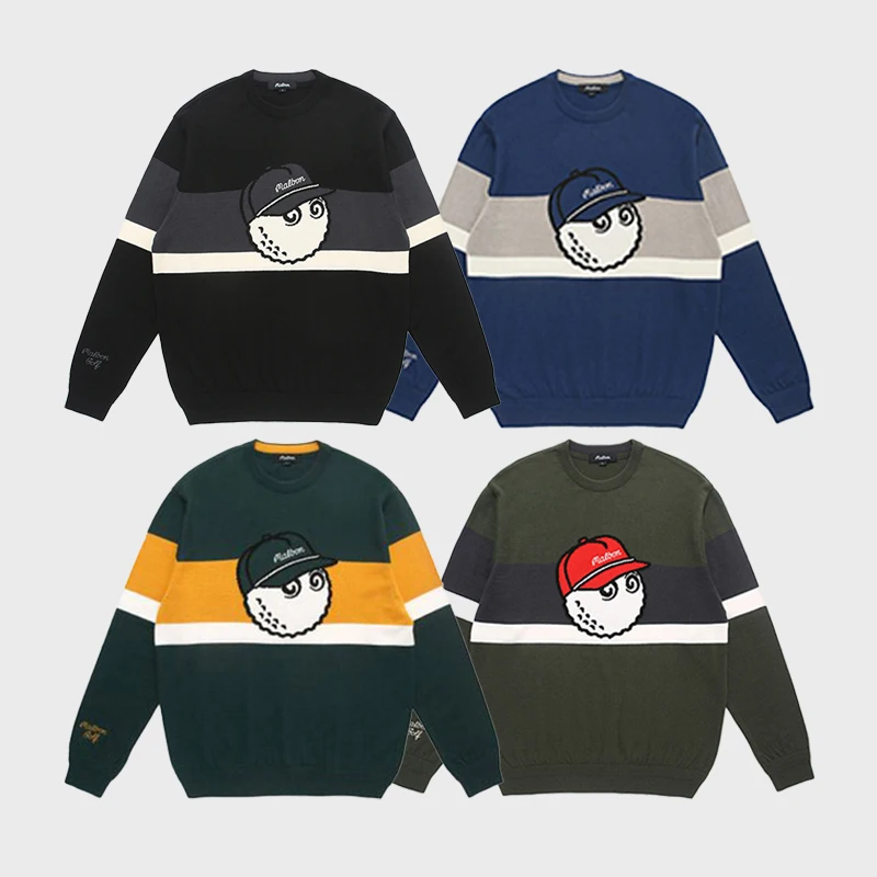 Golf Sweater Spring and Autumn New Men's Round Neck Pullover Casual Sweater
Golf Sweater Spring and Autumn New Men's Round Neck Pullover Casual Sweater