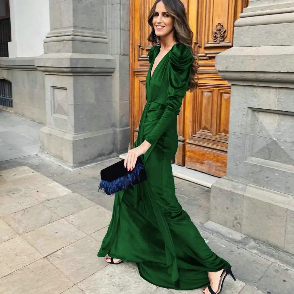 Spring Dress Long Sleeves Bodycon Warm Floor Length Prom Dress Banquet Dress for Bride
Spring Dress Long Sleeves Bodycon Warm Floor Length Prom Dress Banquet Dress for Bride