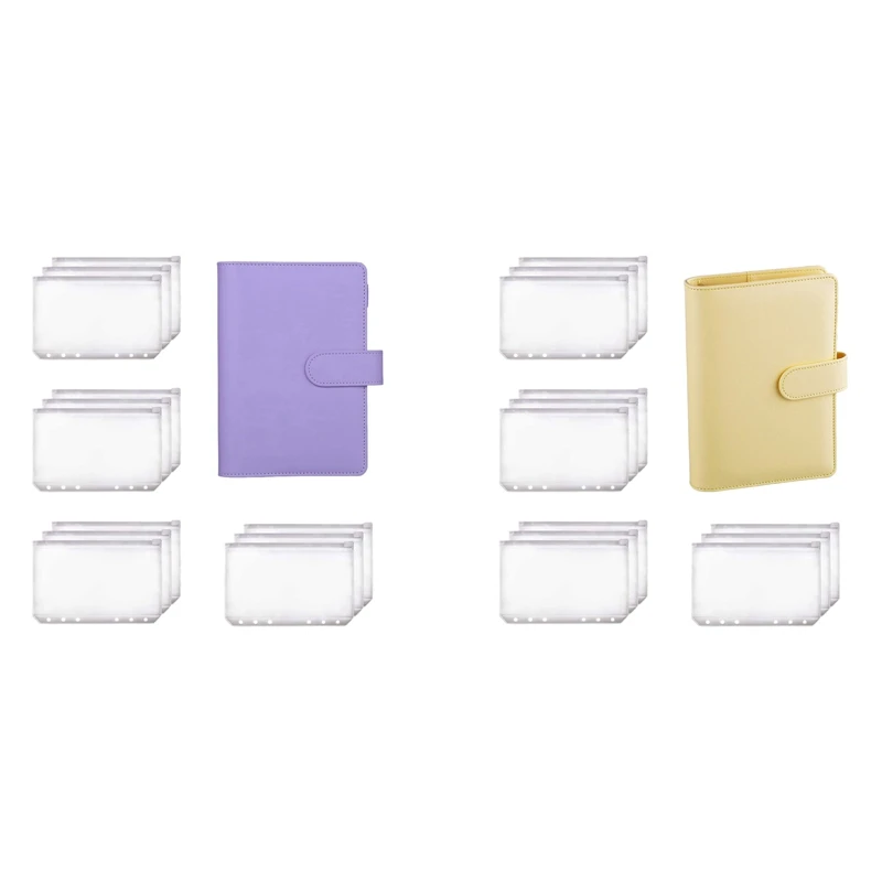 2Set A6 Binder Planner Purple/Yellow Notebook Binder And 24 Pieces 6 Hole Binder Zipper Folder,Binder Pockets
2Set A6 Binder Planner Purple/Yellow Notebook Binder And 24 Pieces 6 Hole Binder Zipper Folder,Binder Pockets