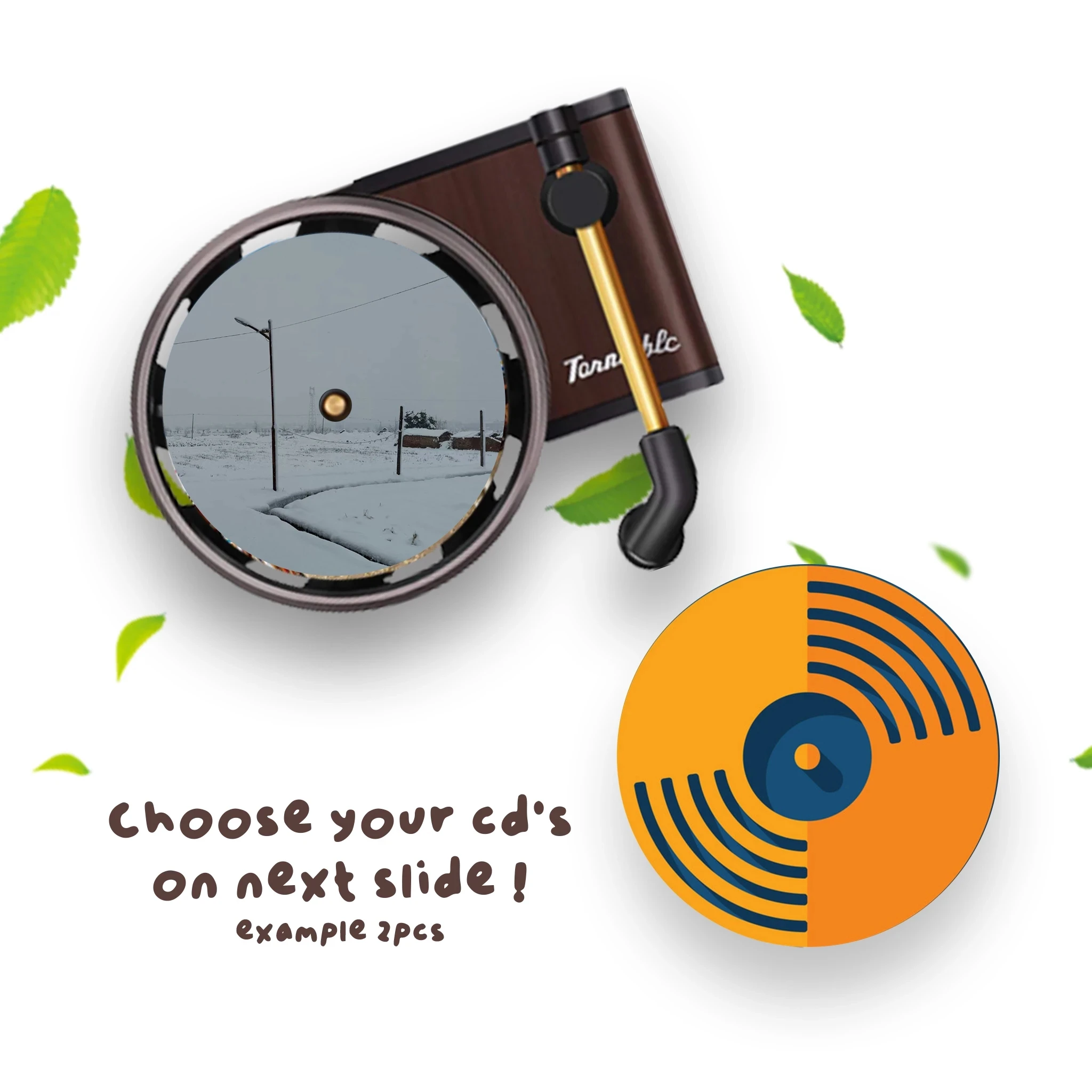 

Custom Vinyls Albums CD logo Record Player Car Perfume Car Air Freshener Personality Auto Air Vent Fragrance Smell Diffuser