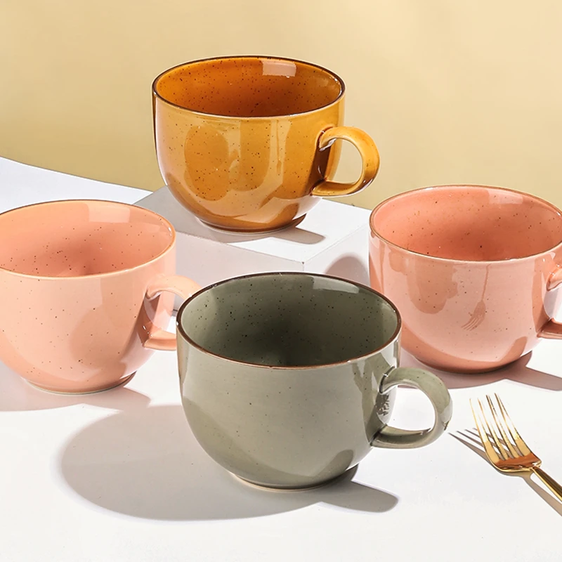 630ML Ceramic Coffee Cup with Handle for Yogurt Porcelain Milk Mug Golden Mixing Spoon Dishwasher Save
630ML Ceramic Coffee Cup with Handle for Yogurt Porcelain Milk Mug Golden Mixing Spoon Dishwasher Save