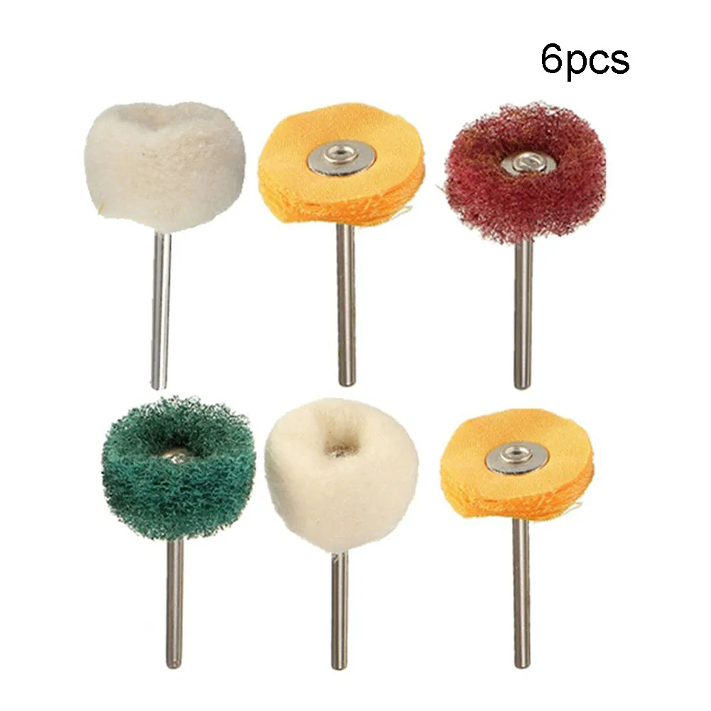 6pcs Set Nylon Cloth Polishing Wheel Rotary Tool Buffing Pad For Jewelry Metal Medical Equipment Buffing Wheel Brush Head
6pcs Set Nylon Cloth Polishing Wheel Rotary Tool Buffing Pad For Jewelry Metal Medical Equipment Buffing Wheel Brush Head