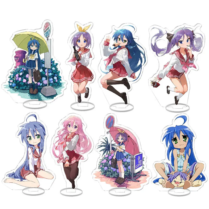 Anime Lucky Star Acrylic Figure Izumi Konata Hiiragi Kagami Tsukasa Takara Miyuki Ornament Collection Stand Action Model Doll
Anime Lucky Star Acrylic Figure Izumi Konata Hiiragi Kagami Tsukasa Takara Miyuki Ornament Collection Stand Action Model Doll