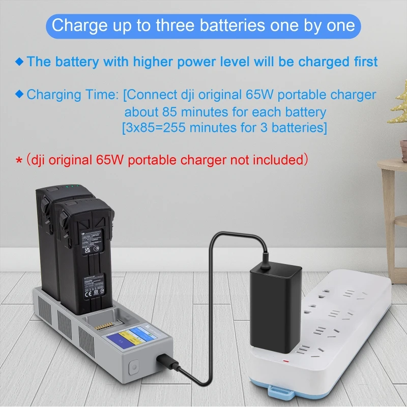 3 in 1 Battery Intelligent for Mavic 3 Battery Charging Hub for Smart Battery USB Adapter Power
3 in 1 Battery Intelligent for Mavic 3 Battery Charging Hub for Smart Battery USB Adapter Power
