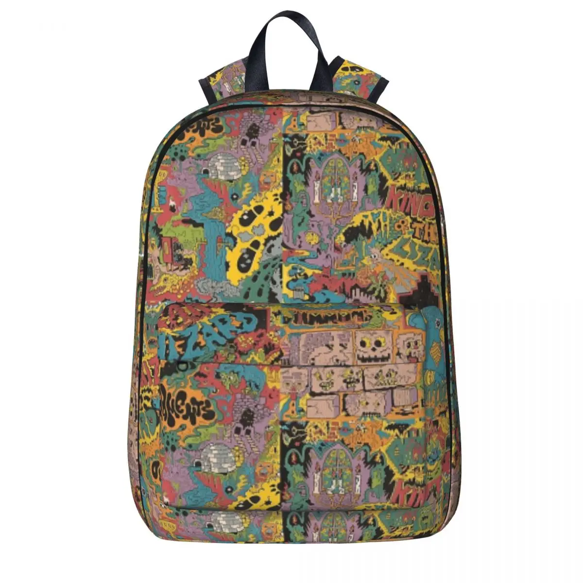 King Gizzard And The Lizard Wizard - Oddments Backpack Book bag Shoulder Bag Laptop Rucksack Travel Rucksack Children School Bag
King Gizzard And The Lizard Wizard - Oddments Backpack Book bag Shoulder Bag Laptop Rucksack Travel Rucksack Children School Bag