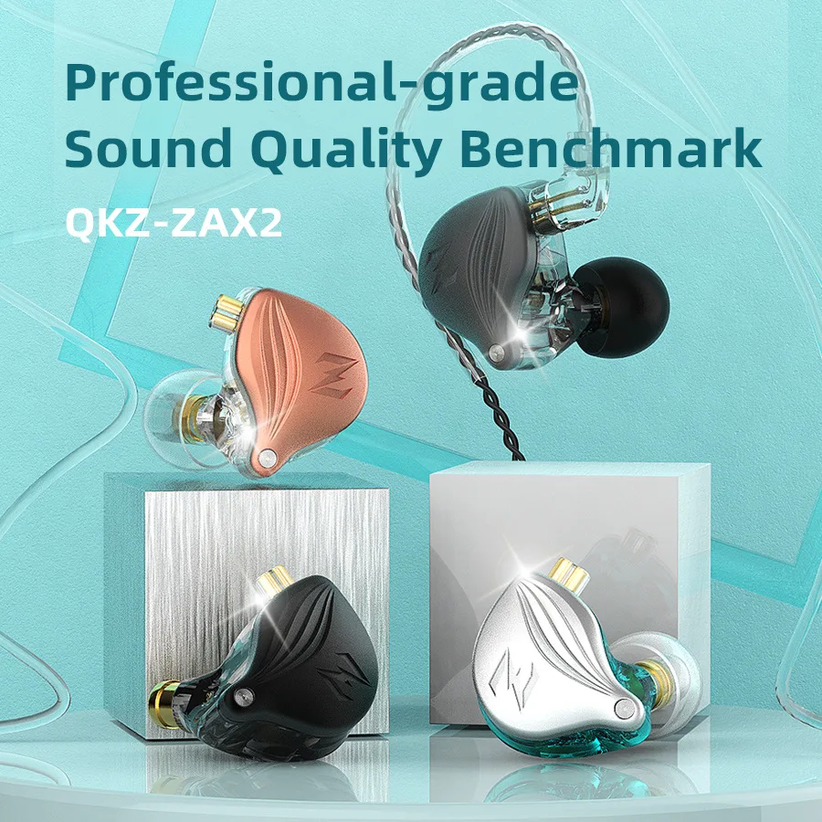 QKZ ZAX2 Ultra HD Resolution Professional-Grade HiFi Metal Earbuds Earphone With Mic With Box High Quality
QKZ ZAX2 Ultra HD Resolution Professional-Grade HiFi Metal Earbuds Earphone With Mic With Box High Quality