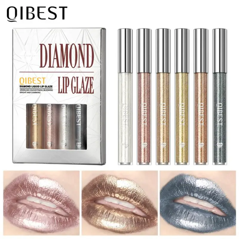 6pcs Set Diamond Liquid Lipstick Waterproof Liquid Eyeshadow Moisturizing Metallic Glitter Effect Pearlescent Shimmery Lip Gloss
6pcs Set Diamond Liquid Lipstick Waterproof Liquid Eyeshadow Moisturizing Metallic Glitter Effect Pearlescent Shimmery Lip Gloss
