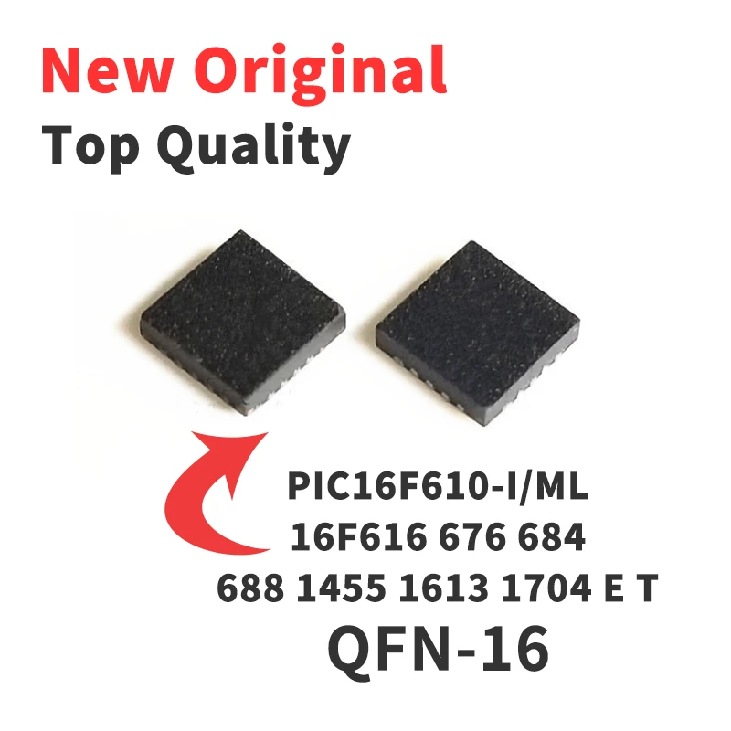 Стробочка/ML 16F616 PIC16F 676 684 688 1455 1613 1704 -I/ML E T QFN16 Chip IC совершенно новый оригинальный
Стробочка/ML 16F616 PIC16F 676 684 688 1455 1613 1704 -I/ML E T QFN16 Chip IC совершенно новый оригинальный