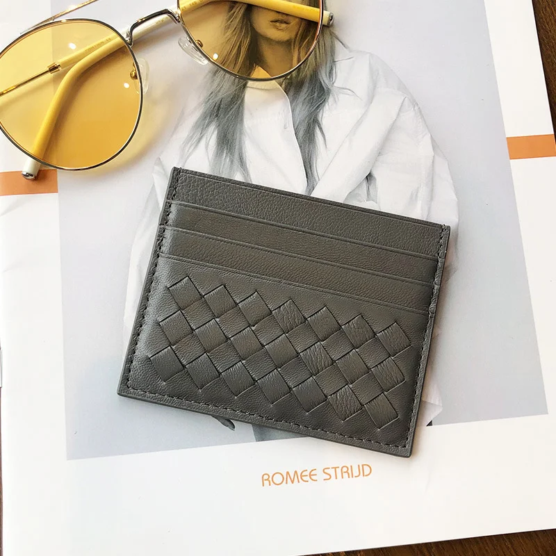 New Genuine Sheepskin Weave Wallet Purse Fashion Short Cute Coin Bag Designer Mini Woven Credit Card Holder Slim Lady Wallet
New Genuine Sheepskin Weave Wallet Purse Fashion Short Cute Coin Bag Designer Mini Woven Credit Card Holder Slim Lady Wallet