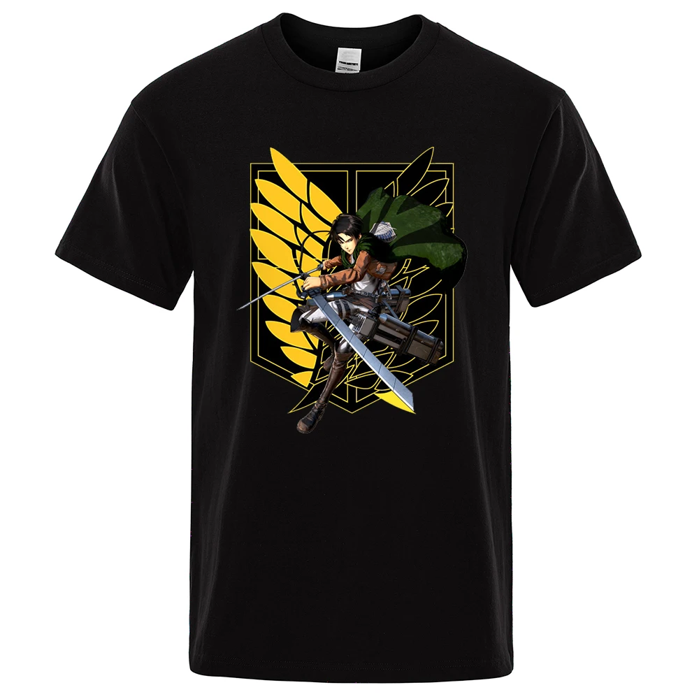Attack on Titan Anime Cartoons Print T-Shirt Men Fashion Casual Tops Cartoons Loose Tshirts Fashion Breathable Male T-Shirts
Attack on Titan Anime Cartoons Print T-Shirt Men Fashion Casual Tops Cartoons Loose Tshirts Fashion Breathable Male T-Shirts