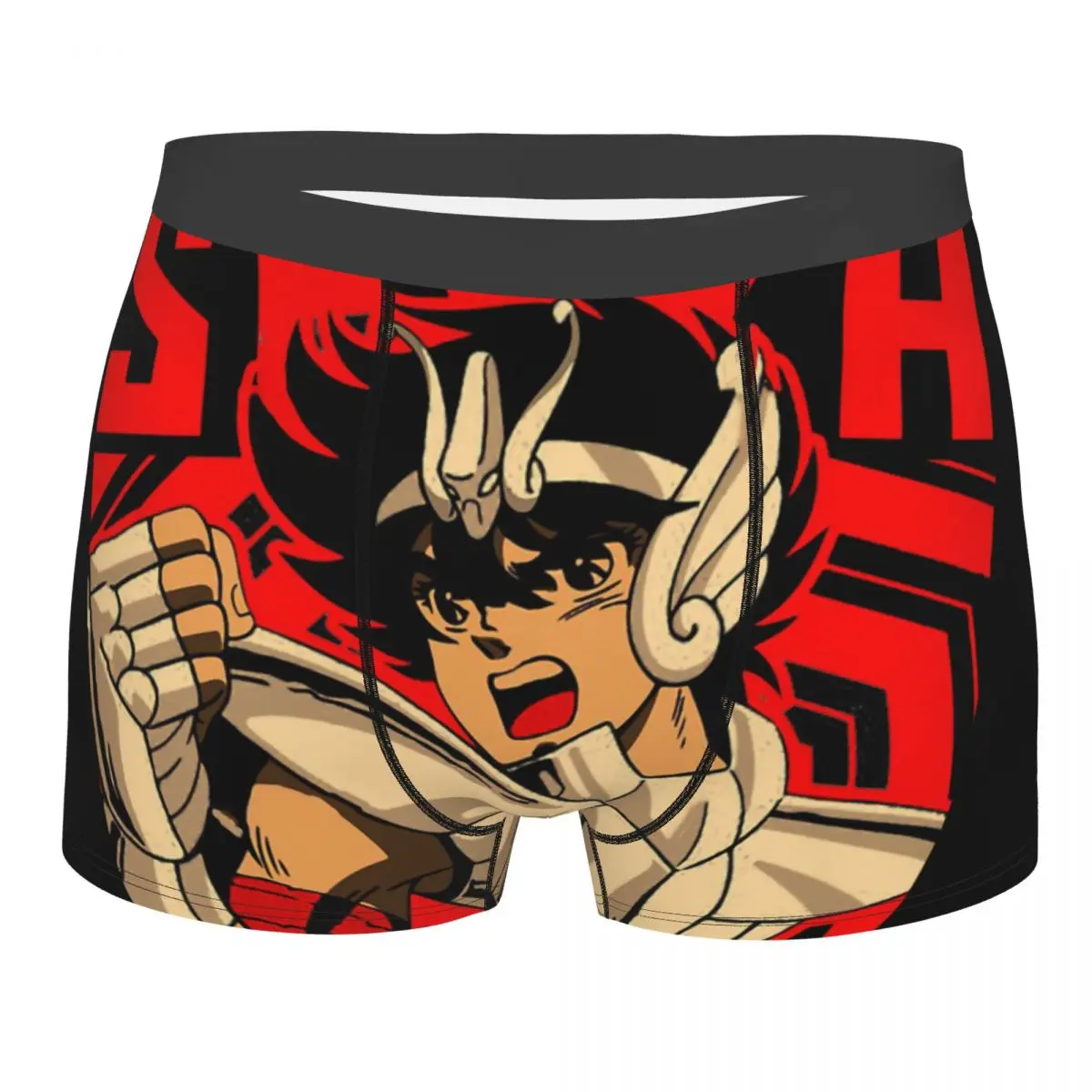 

Pegasus Seiya Man's Boxer Briefs Saint Seiya Highly Breathable Underpants Top Quality Print Shorts Gift Idea