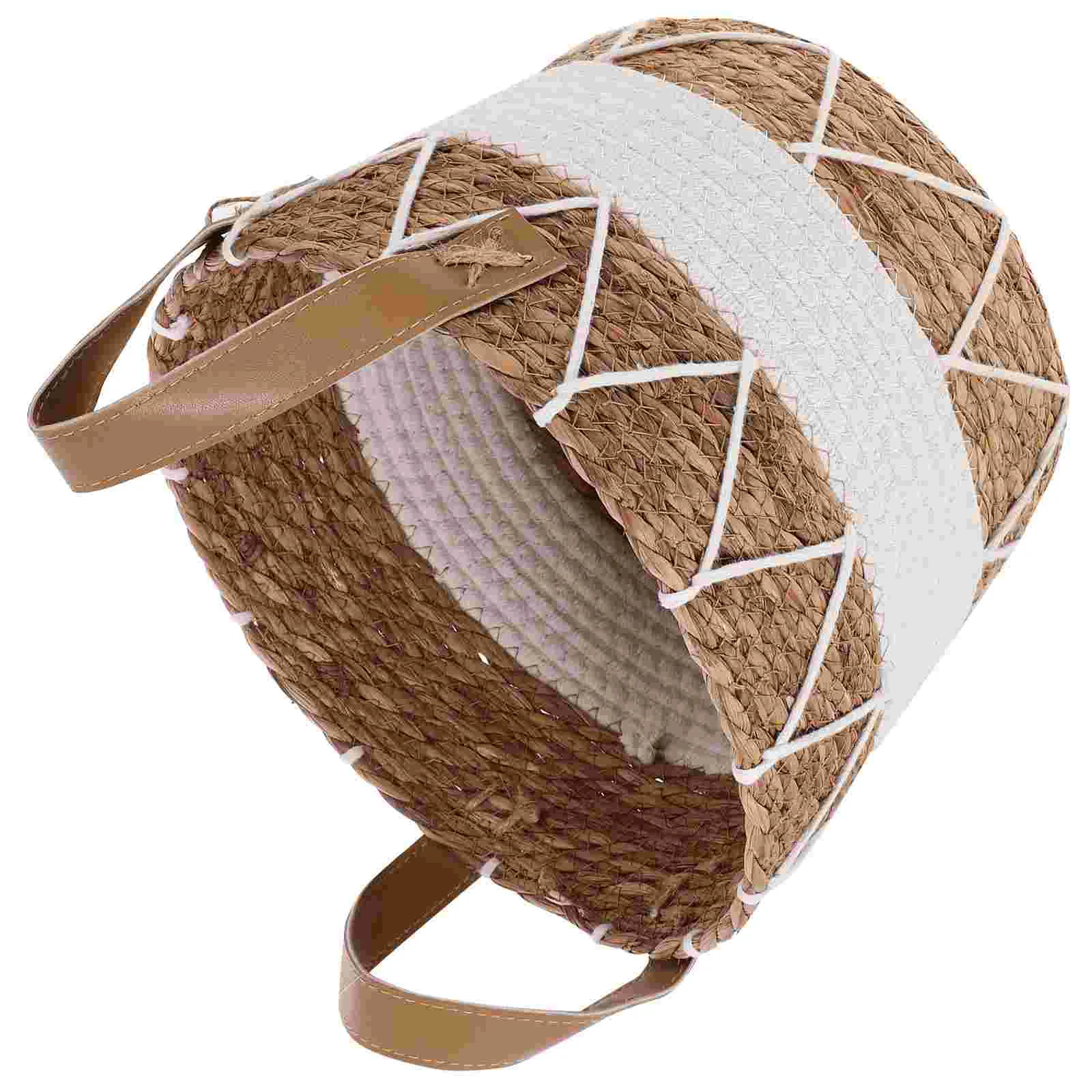 Straw Basket Woven Toy Bathroom Clothes Storage Holder Indoor Cotton Household Laundry
Straw Basket Woven Toy Bathroom Clothes Storage Holder Indoor Cotton Household Laundry