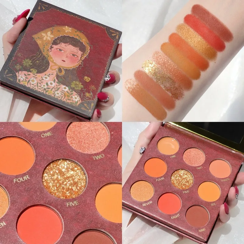 GUICAMI Genuine 9-color Eyeshadow Palette Pearlescent Waterproof Eye Shadow Long Lasting Matte Women Make Up Earth Color Pumpkin
GUICAMI Genuine 9-color Eyeshadow Palette Pearlescent Waterproof Eye Shadow Long Lasting Matte Women Make Up Earth Color Pumpkin