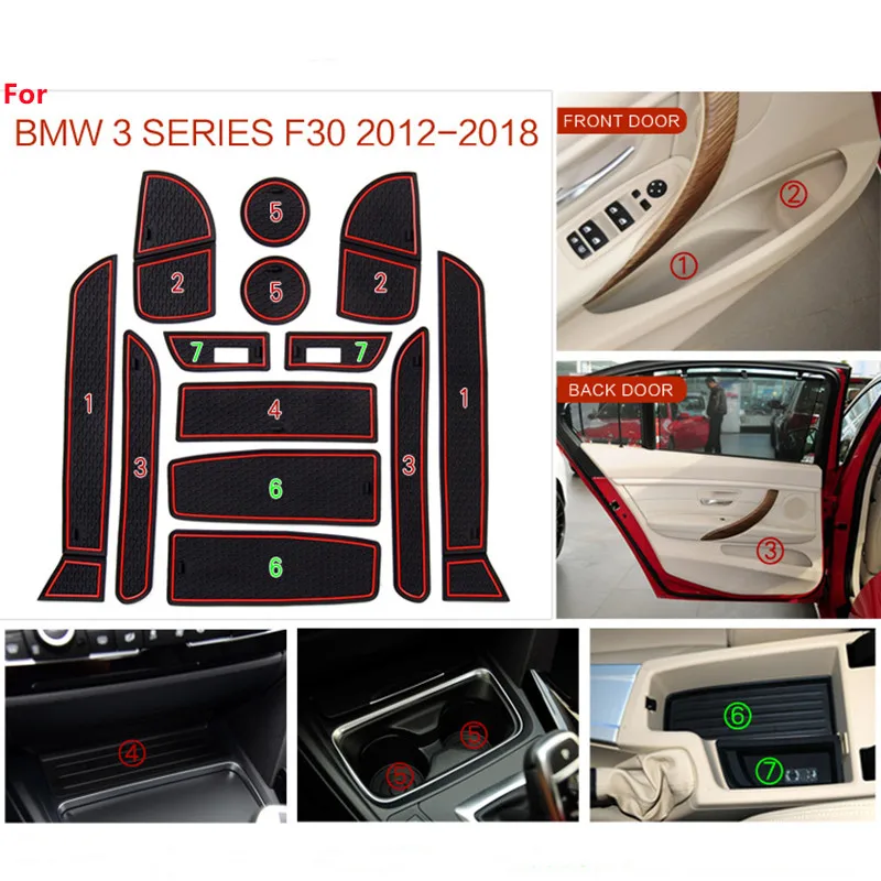 Holders Non-slip mats Cup Cushion Groove Mat For BMW 3 Series F30 2013-2018 Anti-Slip Gate Slot Cup Pad Fit Car Accessories
Holders Non-slip mats Cup Cushion Groove Mat For BMW 3 Series F30 2013-2018 Anti-Slip Gate Slot Cup Pad Fit Car Accessories