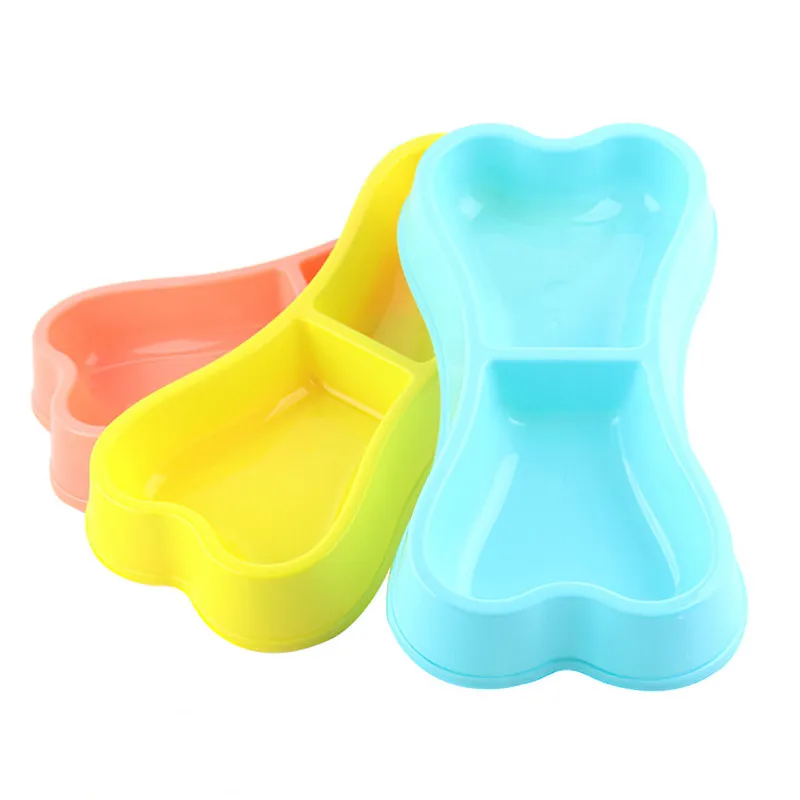 1PC Pet Double Bowl Plastic Bone Shape Dog Drinking Water Cat Food Utensils DIY Supplies
1PC Pet Double Bowl Plastic Bone Shape Dog Drinking Water Cat Food Utensils DIY Supplies