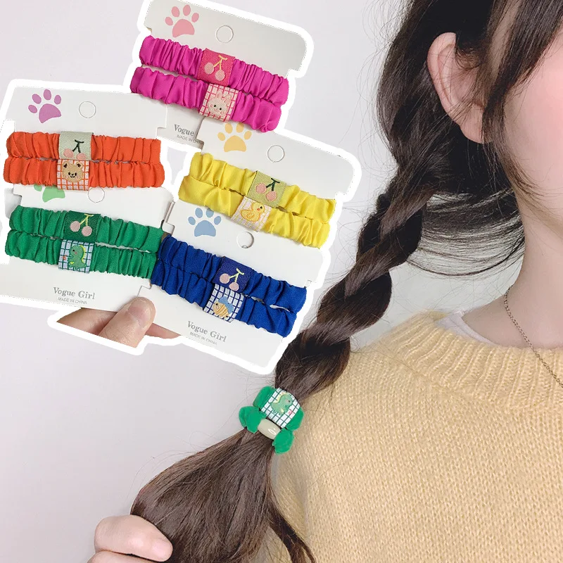 2pcs/lot Korean bright color animal hair ornament children's small intestine hair ring lovely hair rope women's pleated
2pcs/lot Korean bright color animal hair ornament children's small intestine hair ring lovely hair rope women's pleated