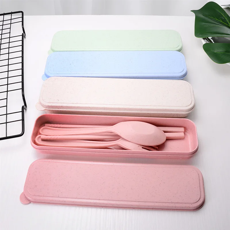 Portable Travel Eco-Friendly Wooden Dining Set Wheat Straw Chopsticks Fork Spoon Three-Piece Tableware
Portable Travel Eco-Friendly Wooden Dining Set Wheat Straw Chopsticks Fork Spoon Three-Piece Tableware