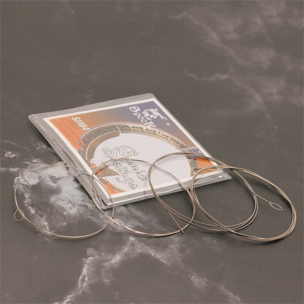 Banjo String Replacement 4 String Set Stainless Steel Carbon Copper Alloy Wound Silver Copper Banjo String Replacement Parts
Banjo String Replacement 4 String Set Stainless Steel Carbon Copper Alloy Wound Silver Copper Banjo String Replacement Parts