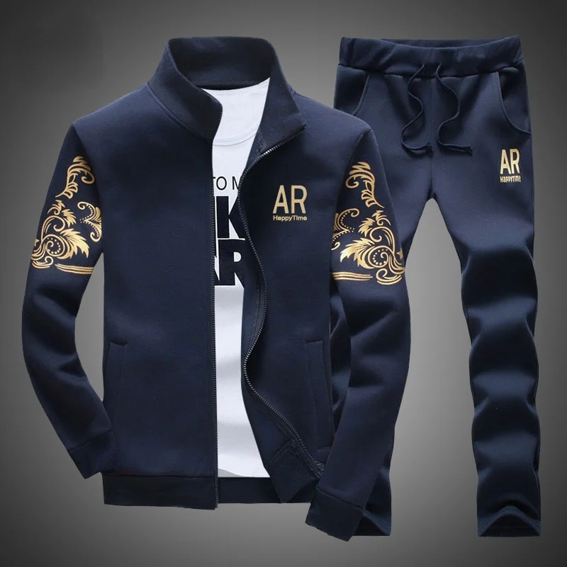 Brand Men Sets Fashion Autumn Spring Sporting Suit Sweatshirt+Sweatpant Tracksuit Men's Sportswear Zipper Clothing 2 Pieces Sets
Brand Men Sets Fashion Autumn Spring Sporting Suit Sweatshirt+Sweatpant Tracksuit Men's Sportswear Zipper Clothing 2 Pieces Sets