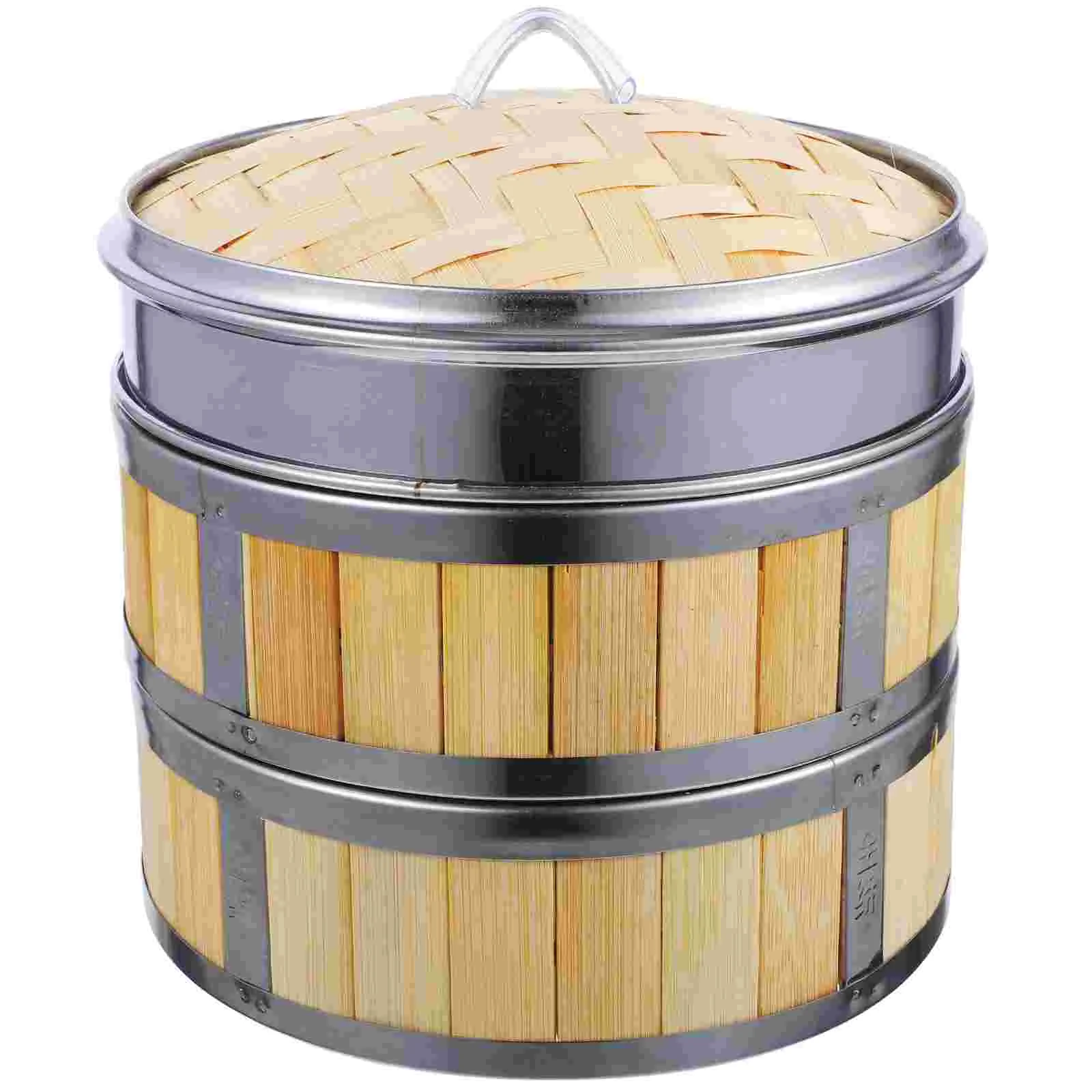 2 Tier Steamer Veggie Steamer Soup Steam Pot Dumpling Steamer Bao Steamer Commercial Bamboo Steaming Rack
2 Tier Steamer Veggie Steamer Soup Steam Pot Dumpling Steamer Bao Steamer Commercial Bamboo Steaming Rack