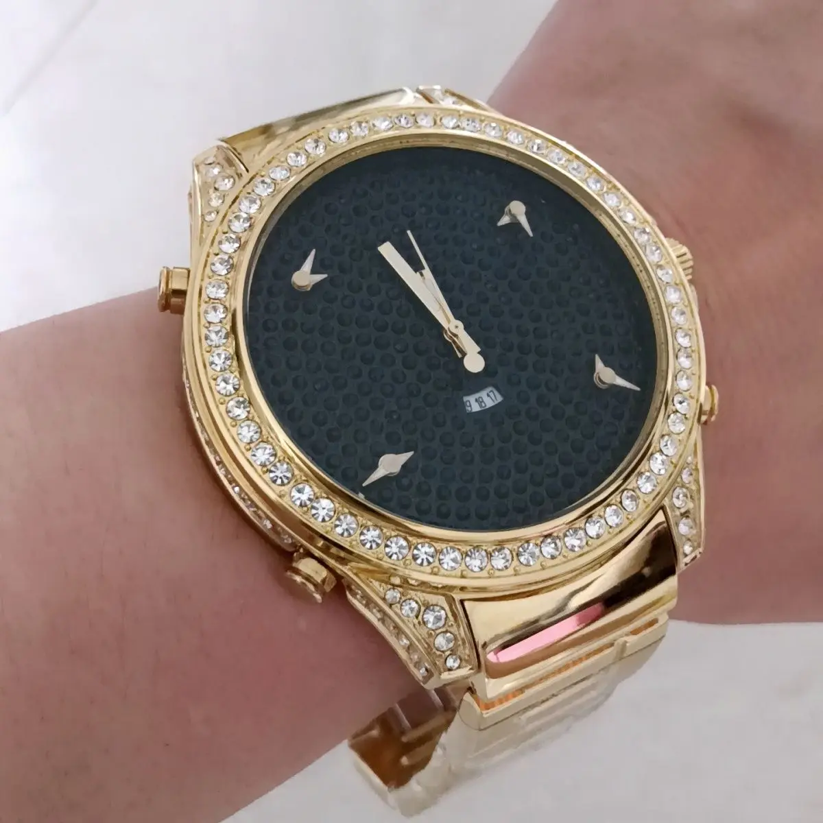 JKCO Czech Leopard Fashion Rhinestone Large Plate Couple Quartz Steel Band Watch
JKCO Czech Leopard Fashion Rhinestone Large Plate Couple Quartz Steel Band Watch