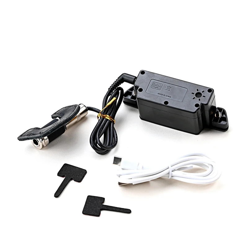 Active Sound Hole Guitar Pickup With Mic Humbucker Acoustic Folk Guitar Volume Control Built-In Battery Pickup
Active Sound Hole Guitar Pickup With Mic Humbucker Acoustic Folk Guitar Volume Control Built-In Battery Pickup