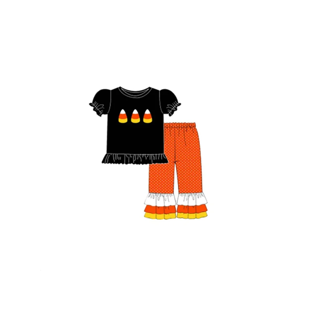 Wholesale Kids Family Clothing Black Candy Top Orange Plaid Pants Boys Halloween Outfits Girls Clothes With Baby Romper
Wholesale Kids Family Clothing Black Candy Top Orange Plaid Pants Boys Halloween Outfits Girls Clothes With Baby Romper