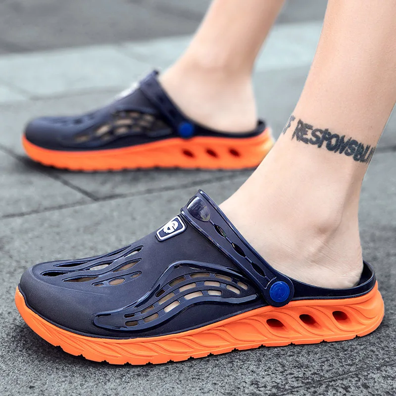 Men's Sandals Wear Out In Summer Sports Dual-Use Driving Sandals Beach Shoes Silppers Non-slip Outdoor Ventilation Flat Bottom
Men's Sandals Wear Out In Summer Sports Dual-Use Driving Sandals Beach Shoes Silppers Non-slip Outdoor Ventilation Flat Bottom
