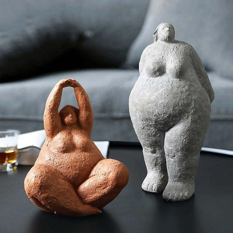 Resin Fat Lady Statues Modern Character Figurines for Interior Decorative Yoga Figures Sculpture Home Decor Loft Gift
Resin Fat Lady Statues Modern Character Figurines for Interior Decorative Yoga Figures Sculpture Home Decor Loft Gift