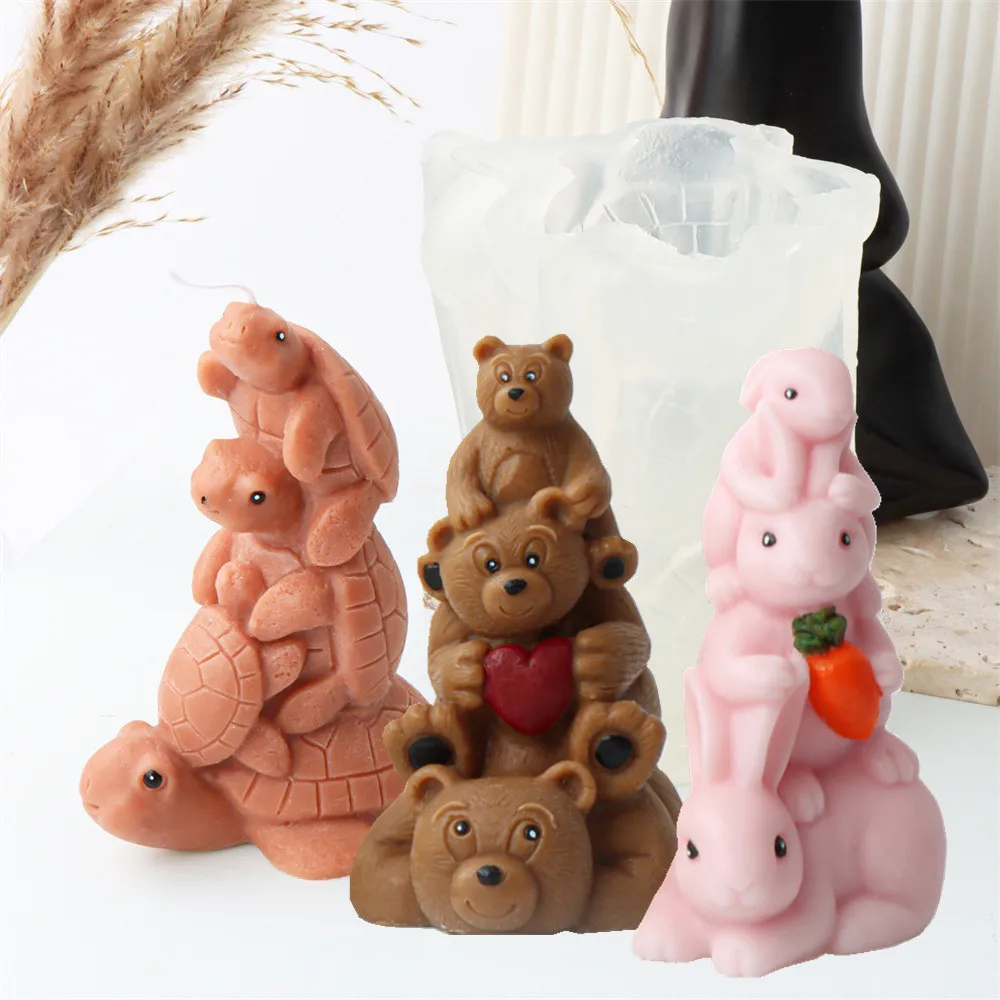 Lovely Animal Candle Mold Silicone Rabbit Turtle Aroma Soap Mould DIY Bear Aromatherapy Resin Plaster Home Decor Gift Crafts
Lovely Animal Candle Mold Silicone Rabbit Turtle Aroma Soap Mould DIY Bear Aromatherapy Resin Plaster Home Decor Gift Crafts