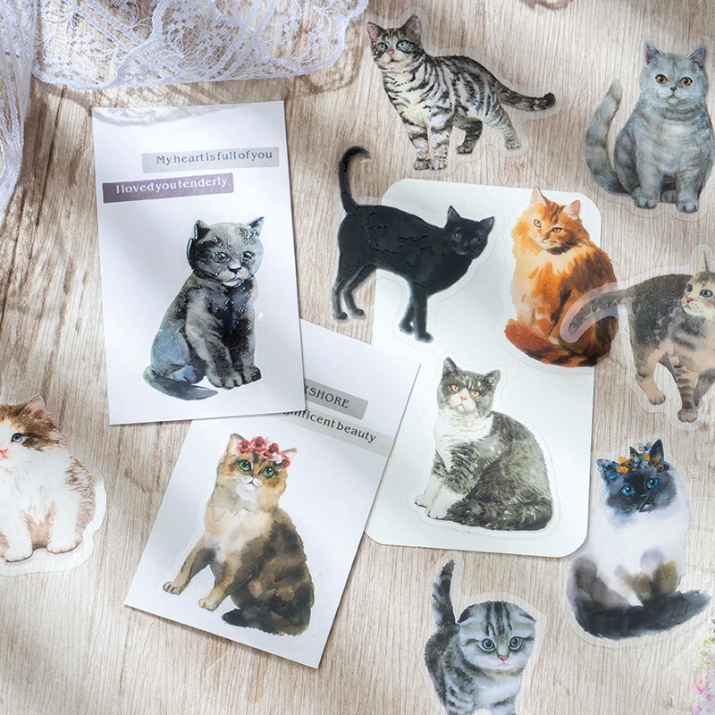 20Packs Wholesale Cat Children Stickers Account Material Decorative Orange Black Made Scrapbooking Base Paper Cartoon 130*92mm
20Packs Wholesale Cat Children Stickers Account Material Decorative Orange Black Made Scrapbooking Base Paper Cartoon 130*92mm