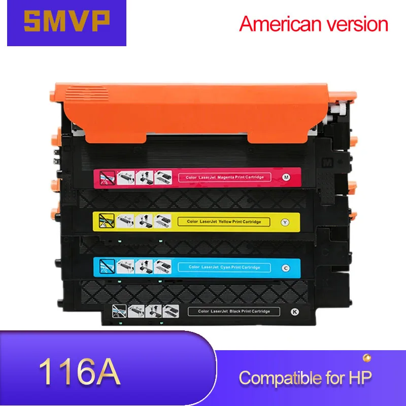 Картридж с тонером совместимый американами 116A W2060A W2061A W2062A W2063A для цветного