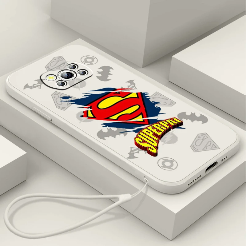 Liquid Rope Cover Luxury Superman Logo Art Phone Case For Xiaomi Mi Poco X4 X3 C40 C3 M4 M3 F4 F3 GT Pro NFC 5G Soft Funda
Liquid Rope Cover Luxury Superman Logo Art Phone Case For Xiaomi Mi Poco X4 X3 C40 C3 M4 M3 F4 F3 GT Pro NFC 5G Soft Funda