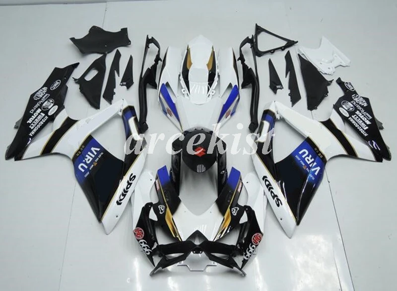 Injection mold New ABS Whole Fairings Kit Fit for suzuki GSX-R600 R750 600 750 K8 2008 2009 2010 08 09 10 VIRU
Injection mold New ABS Whole Fairings Kit Fit for suzuki GSX-R600 R750 600 750 K8 2008 2009 2010 08 09 10 VIRU