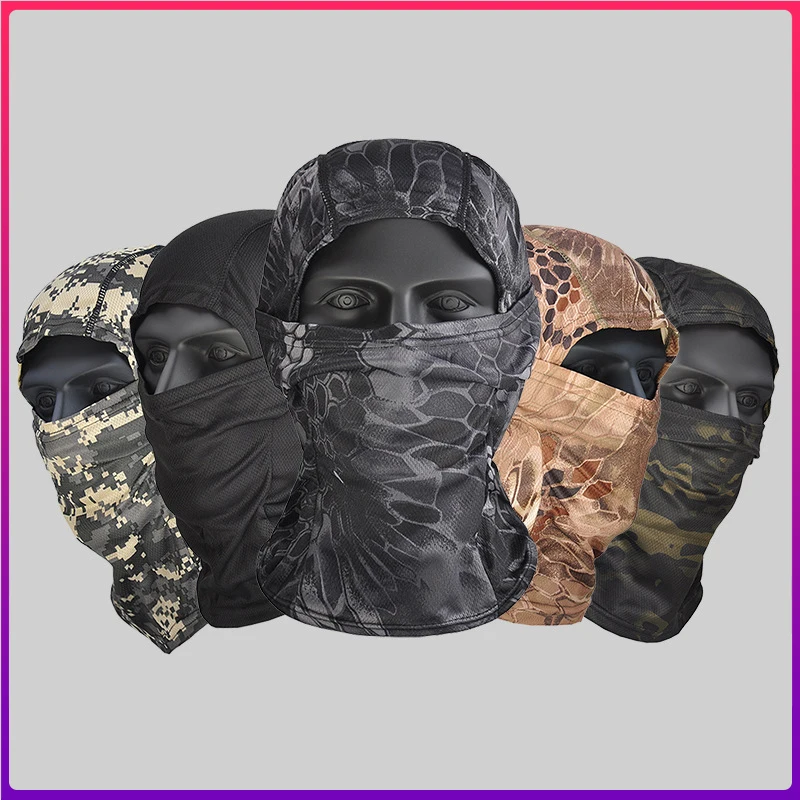 Balaclava Tactical Face Mask UV Protection Windproof Hood for Outdoor Cycling Fishing Hunting Hiking Camo Scarves
Balaclava Tactical Face Mask UV Protection Windproof Hood for Outdoor Cycling Fishing Hunting Hiking Camo Scarves
