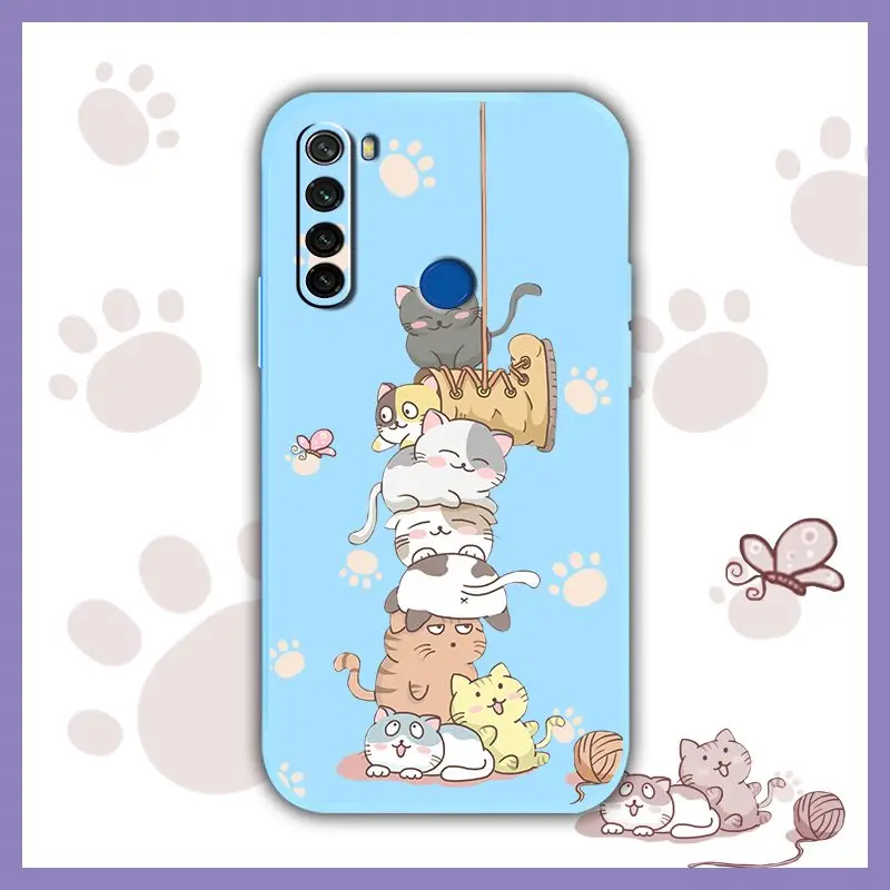 Liquid silicone shell Cartoon Phone Case For Xiaomi Redmi Note 8T cat Lens bump protection
Liquid silicone shell Cartoon Phone Case For Xiaomi Redmi Note 8T cat Lens bump protection