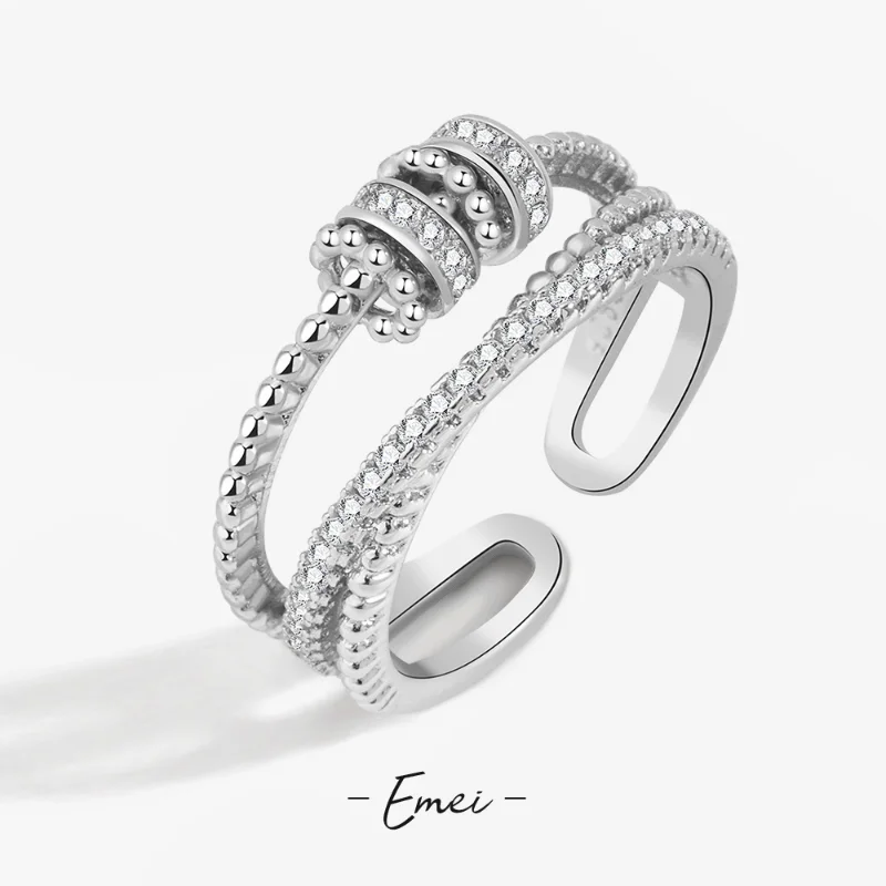 Anxiety Relief Meditation Ring for Women Girl Bead Rotator Adjustable Rotation Female Multi Layer Rotating Zircon Jewelry
Anxiety Relief Meditation Ring for Women Girl Bead Rotator Adjustable Rotation Female Multi Layer Rotating Zircon Jewelry