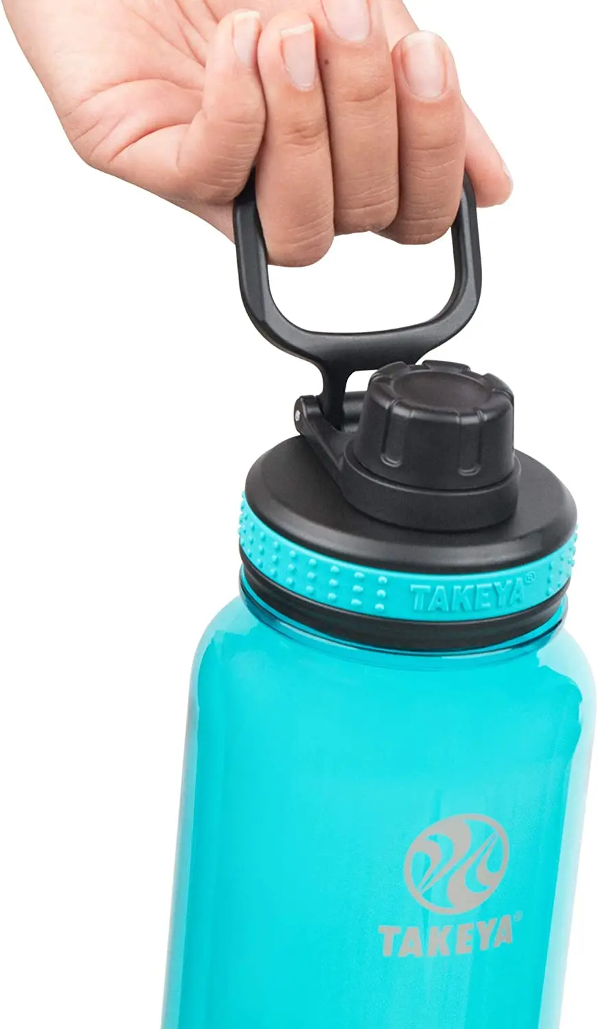 

Garrafa de água esportiva Tritan de qualidade premium com tampa de bico, livre de BPA, 946 , transparente