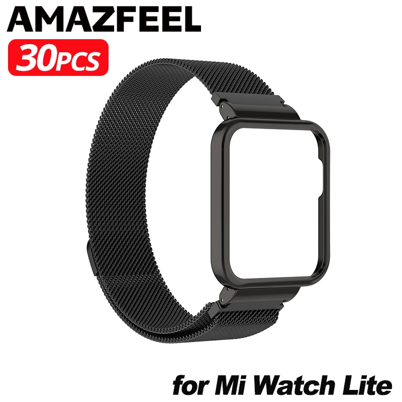 Магнитный металлический ремешок для Xiaomi Mi Watch Lite /Redmi Watch 2 Lite, защитный браслет из нержавеющей стали, 30 шт.
Магнитный металлический ремешок для Xiaomi Mi Watch Lite /Redmi Watch 2 Lite, защитный браслет из нержавеющей стали, 30 шт.