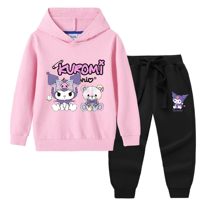 Sanrio Kuromi 2023 Spring and Autumn New Cartoon Children's Clothing Children's Sweatshirt and Trousers Two-piece Suit
Sanrio Kuromi 2023 Spring and Autumn New Cartoon Children's Clothing Children's Sweatshirt and Trousers Two-piece Suit