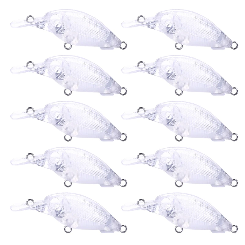 10Pcs Fishing Lure Blank Embryo 5CM/4G Thick Long Tongue Transparent Plastic Fake Bait Fishing Artificial Bait
10Pcs Fishing Lure Blank Embryo 5CM/4G Thick Long Tongue Transparent Plastic Fake Bait Fishing Artificial Bait