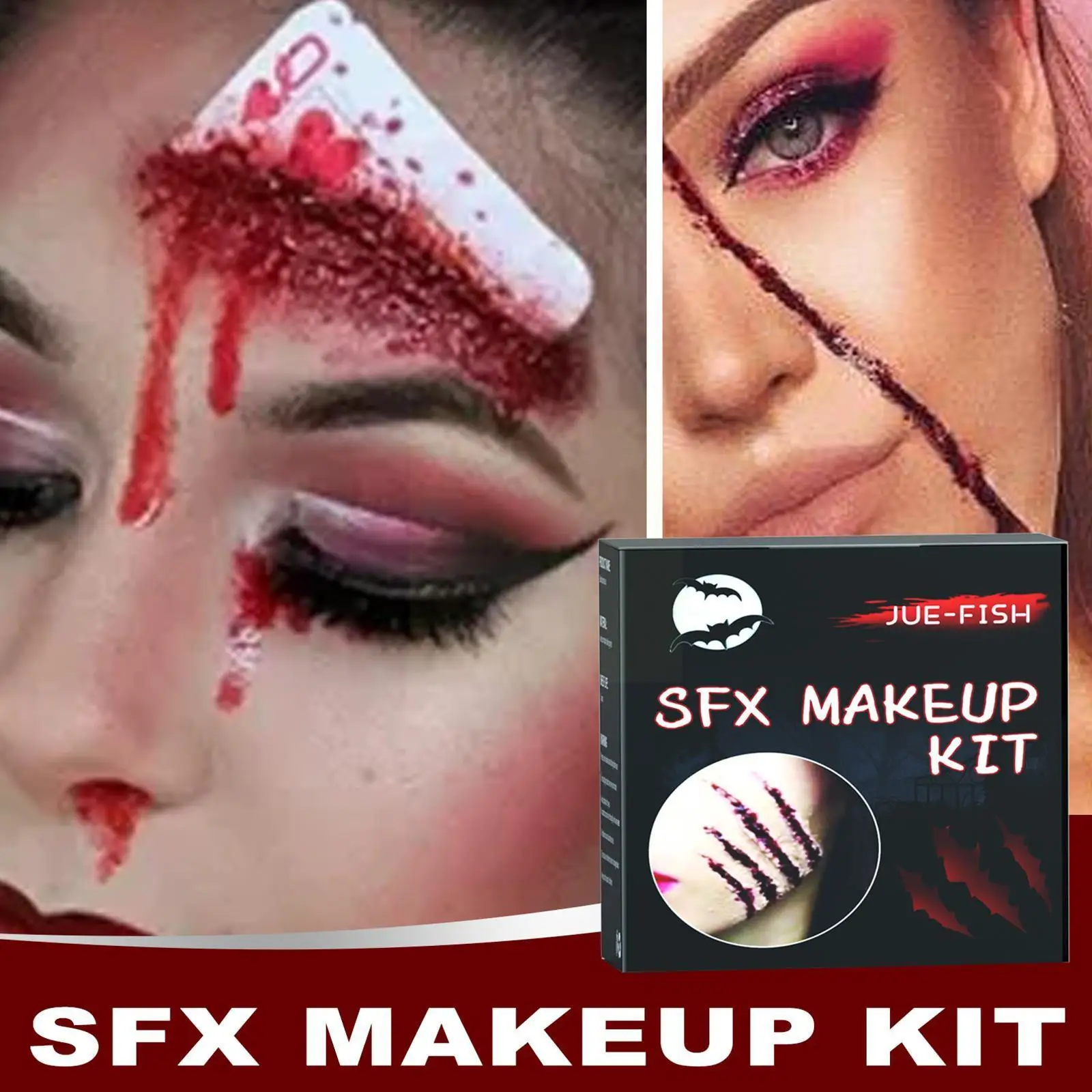 Halloween Makeup Kit Special Effect Painting Fake Wax 2022new Scar Facial Painting Fake Makeup Wax Blood Party Gel Scar Bod C6S3 
Halloween Makeup Kit Special Effect Painting Fake Wax 2022new Scar Facial Painting Fake Makeup Wax Blood Party Gel Scar Bod C6S3